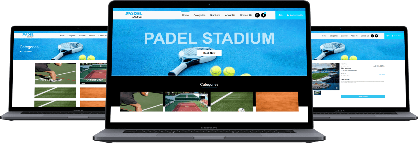 Padel Stadium - Stadium Booking Web Application